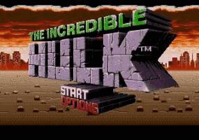 The Incredible Hulk Title Screen